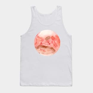 Mars Watercolor Illustration Tank Top